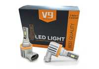 V9 Диодни LED крушки H8, 13W, 1500 lm, 2V-24V, без вентилатор