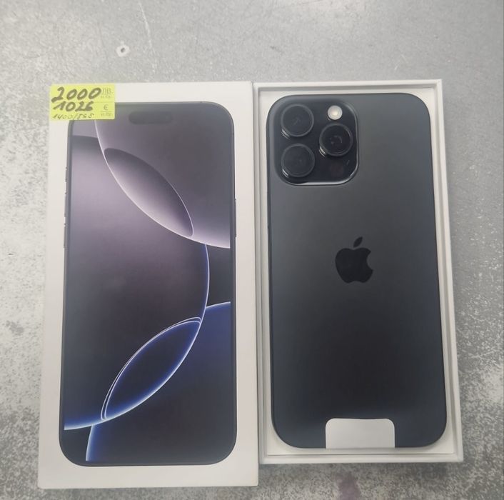 Нов iphone 16 pro max 256 gb