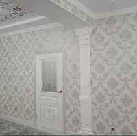 Ремонт квартир: покраска стен и потолков, поклейка обоев и галтели
