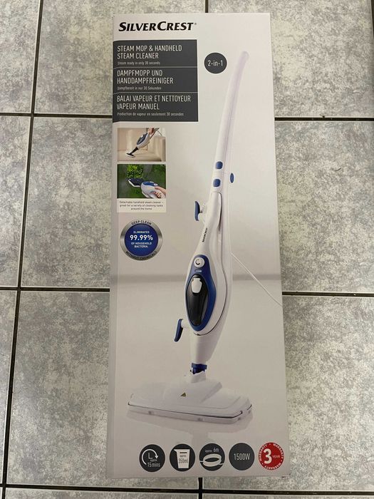 Парочистачка Steam Mop & Handheld Steam Cleaner SilverCrest