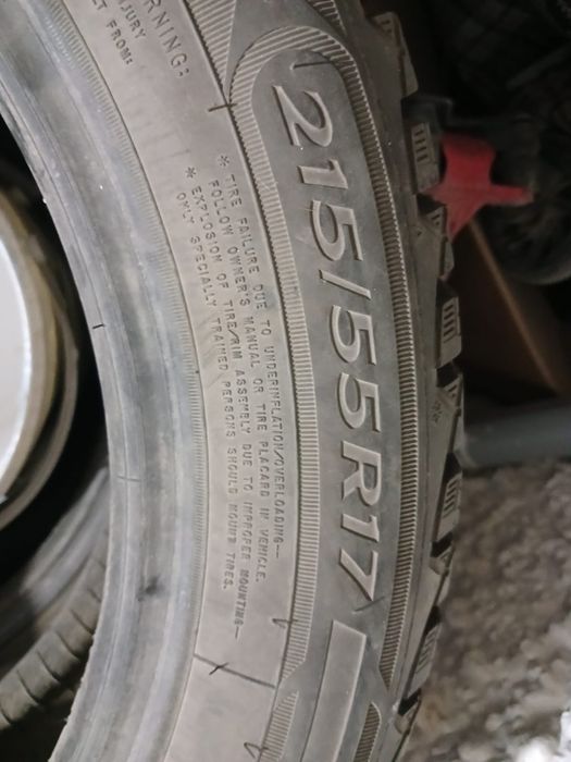 Зимние шины 5 штук