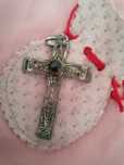 Cruce cu marcasite, argint