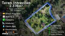 Teren intravilan 2.378 mp + BONUS extravilan 1300 mp– Telega, Prahova