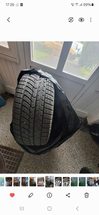 Jenti pentru Opel din tabla + cauciucuri de iarna + capace originale