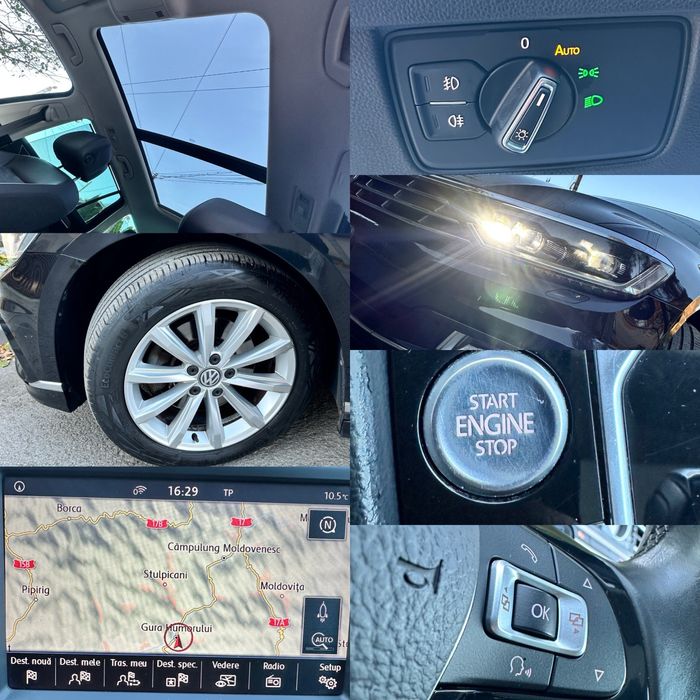 VW PASSAT R-LINE - 1.6TDI - 110CP - 2016 - LED / DSG / Panoramic