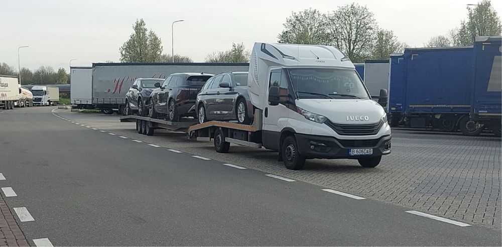 Transport auto pe platforma Germania Belgia Franta Olanda Danemarca