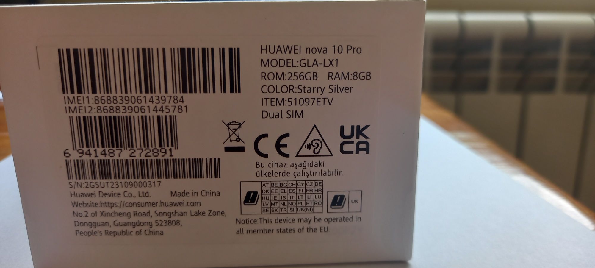 HUAWEI Nova 10 Pro 256GB
