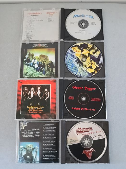 Cd Helloween Saxon Grave Diggeri Lordi Avantasia Leonardo Bryan Adams