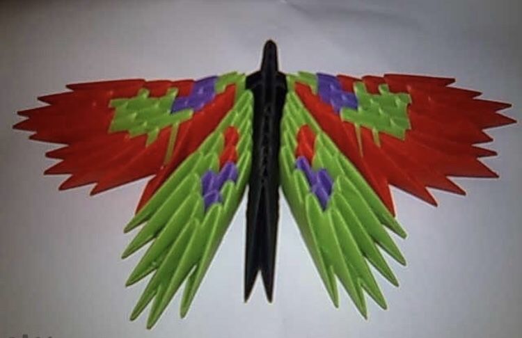 3D Оригами пеперуда