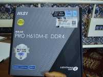 Msi H610M E Yangi ochilmagan