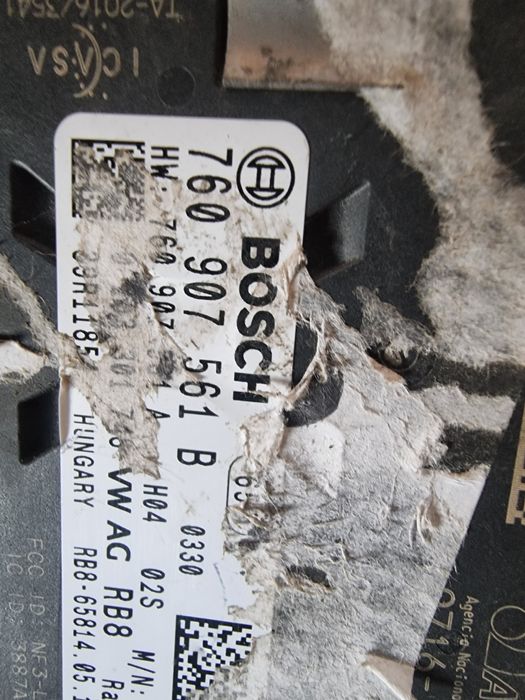 Senzor radar distronic VW Touareg 3 dupa 2018