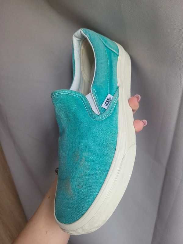 Espadrile Vans  (adidasi) marimea 39 culoare Turcoaz IEFTIN!