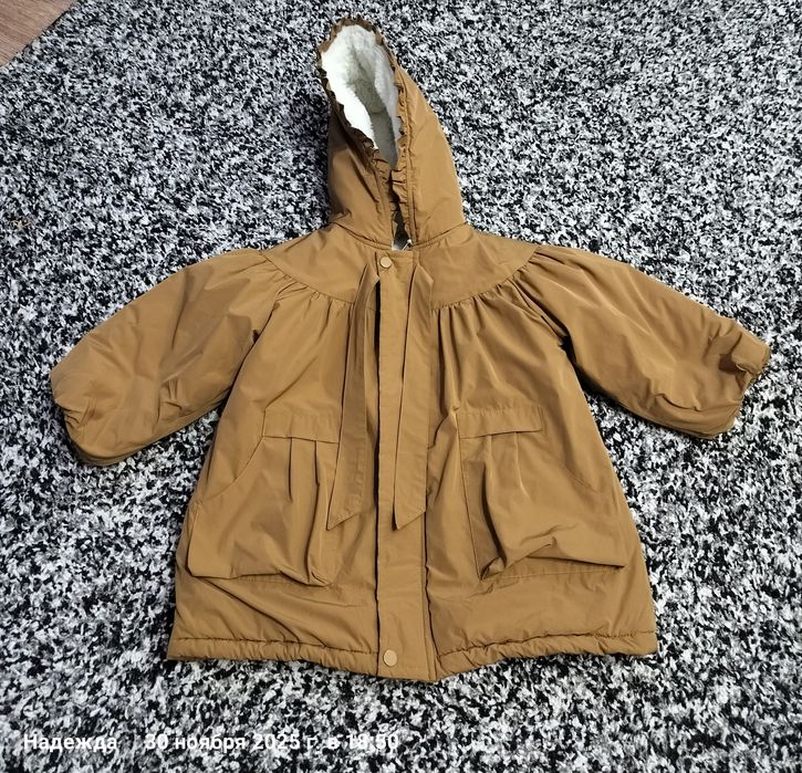 Детская парка-пальто