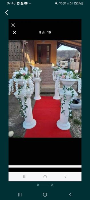 Închiriez decoratiuni pt. nunta, botez sau majorat si cort complet