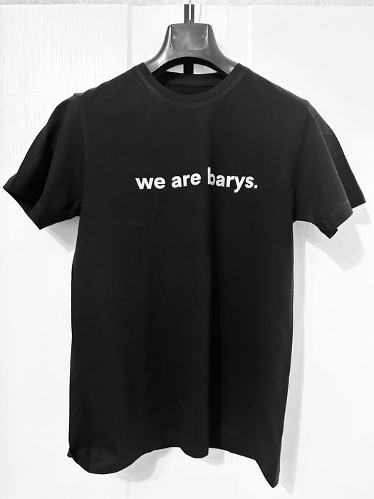 Черная футболка ХК Барыс. HC Barys.