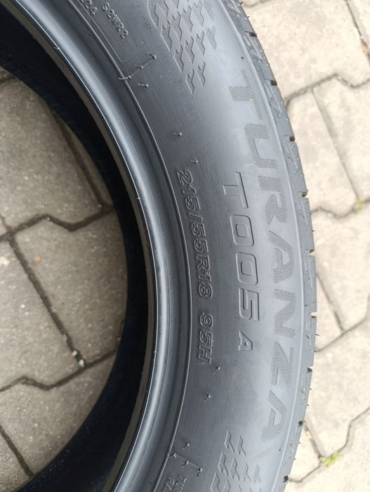 Patru anvelope de vara 215 55 18 Bridgestone noi dot 2021