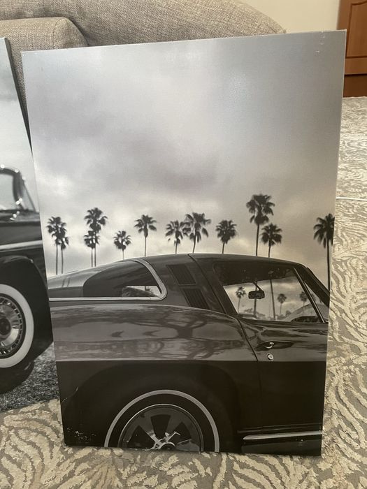 Картины с ретро-автомобилями в стиле «американская классика»