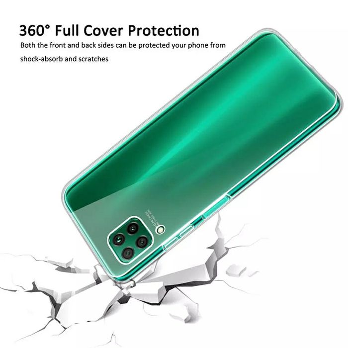 Прозрачен 360° градуса кейс Huawei P40 P30 Pro Lite Y6 Y7 2019 Mate