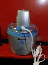 Уред за приготвяне на сладолед Tristar YM-2603, 7 W, 0.8 л, Син/Сребри
