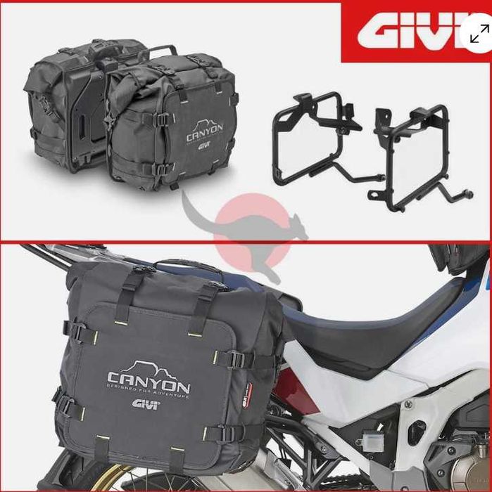 Genti bagaje Givi GRT720 CANYON 35 - Pentru HONDA Africa Twin - Noi