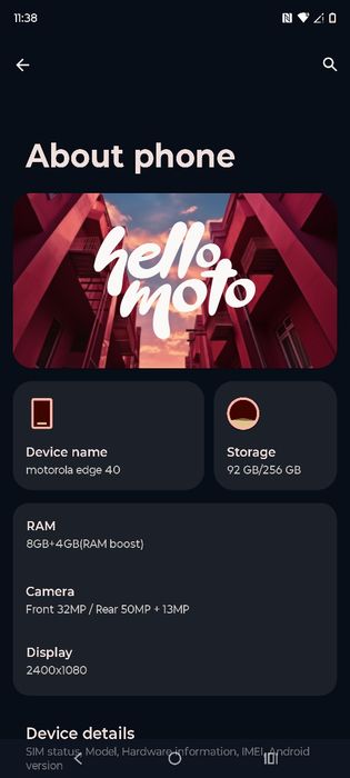 Motorola Edge 40 perfect
