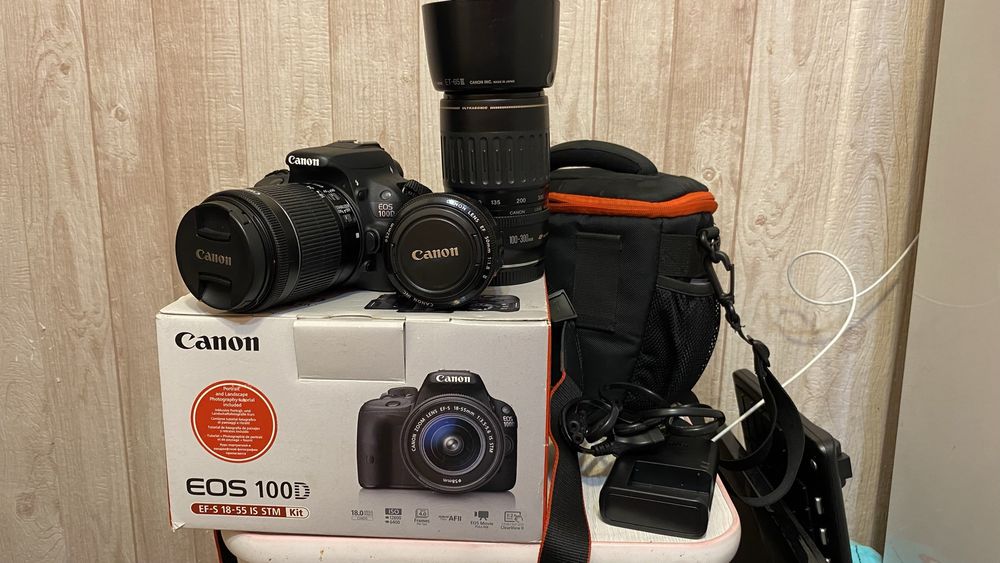 Продам CANON EOS 100D EF-S 18-55 IS STM Kit