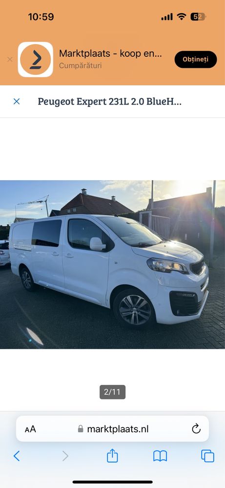 De vanzare autoutilitara mixta euro6 cu adblue