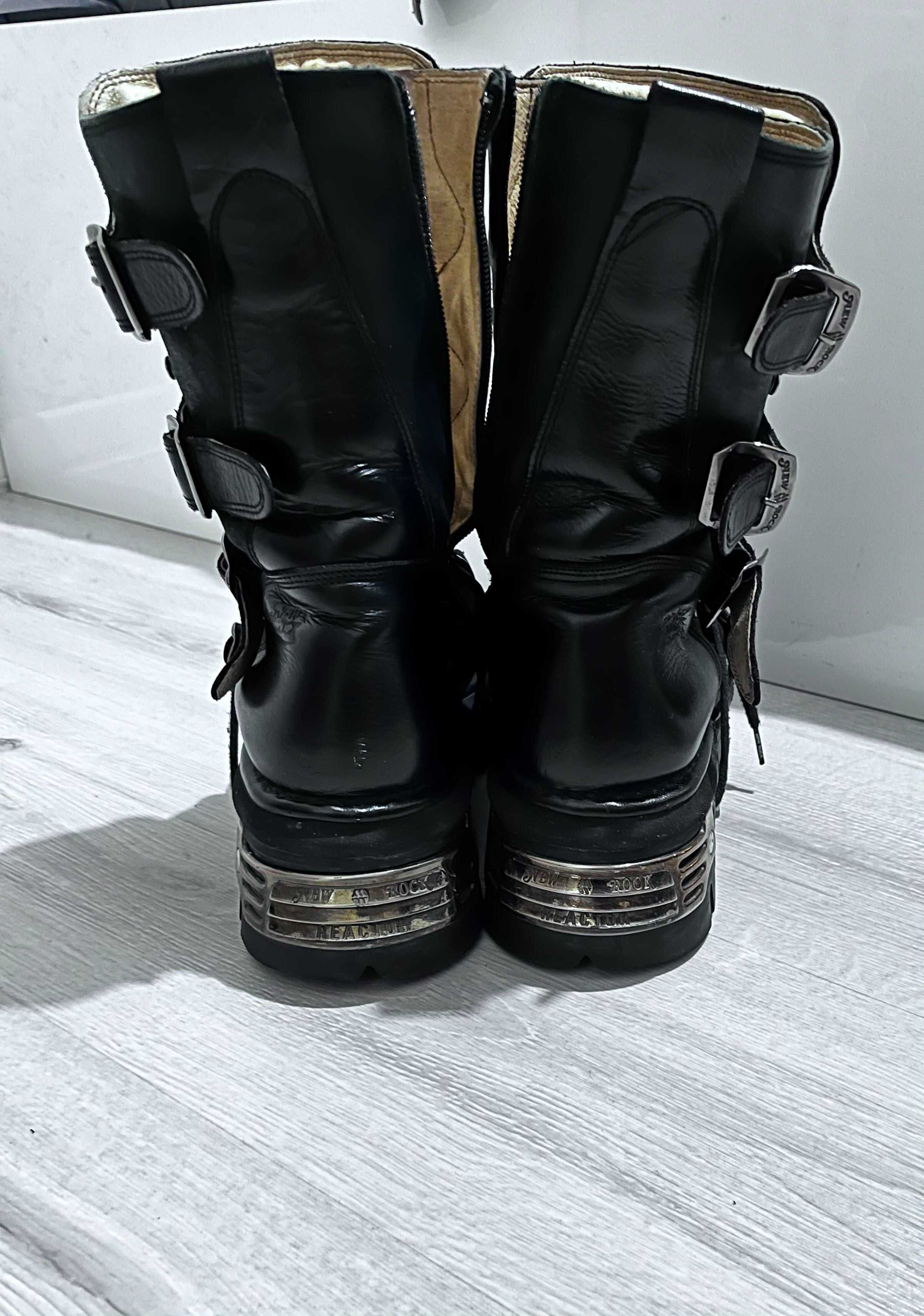 NEW ROCK leather boots