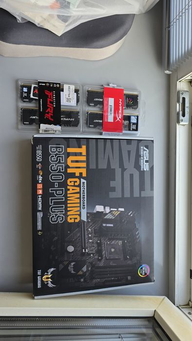 Материнская плата ASUS B650-PLUS + Ryzen 5600x + 32Gb Ram Kingston