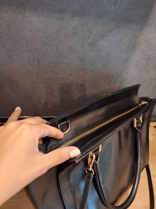 Чанта естествена кожа