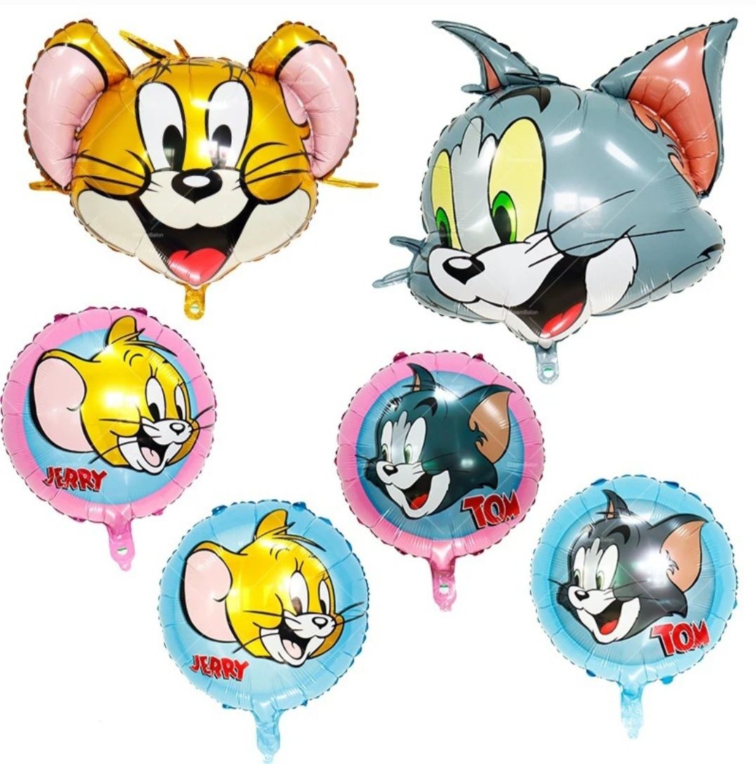 *TOM & JERRY_Baloane folie aluminiu si latex