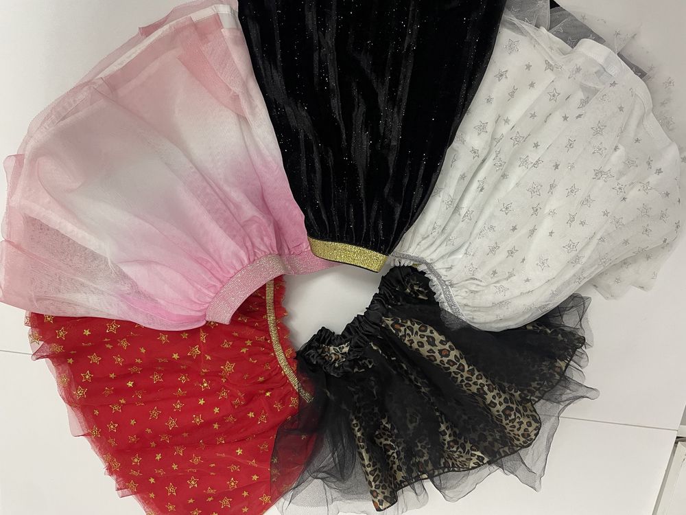 Lot 5 fuste tutu, fusta tulle / dantela 3 ani 36 luni