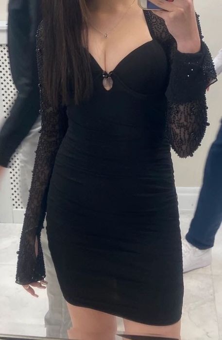 rochie de seara cu perle