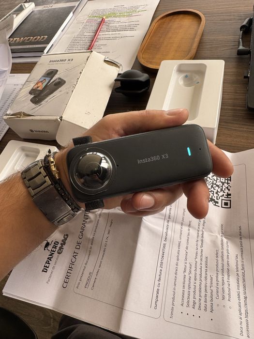 Camera Insta 360 x3 de filmat cu garantie pana in 2026/07