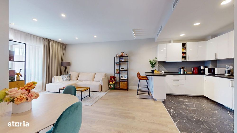 Pipera - 3 camere 100mp | Lux, parcare & boxă incluse - 0% comision