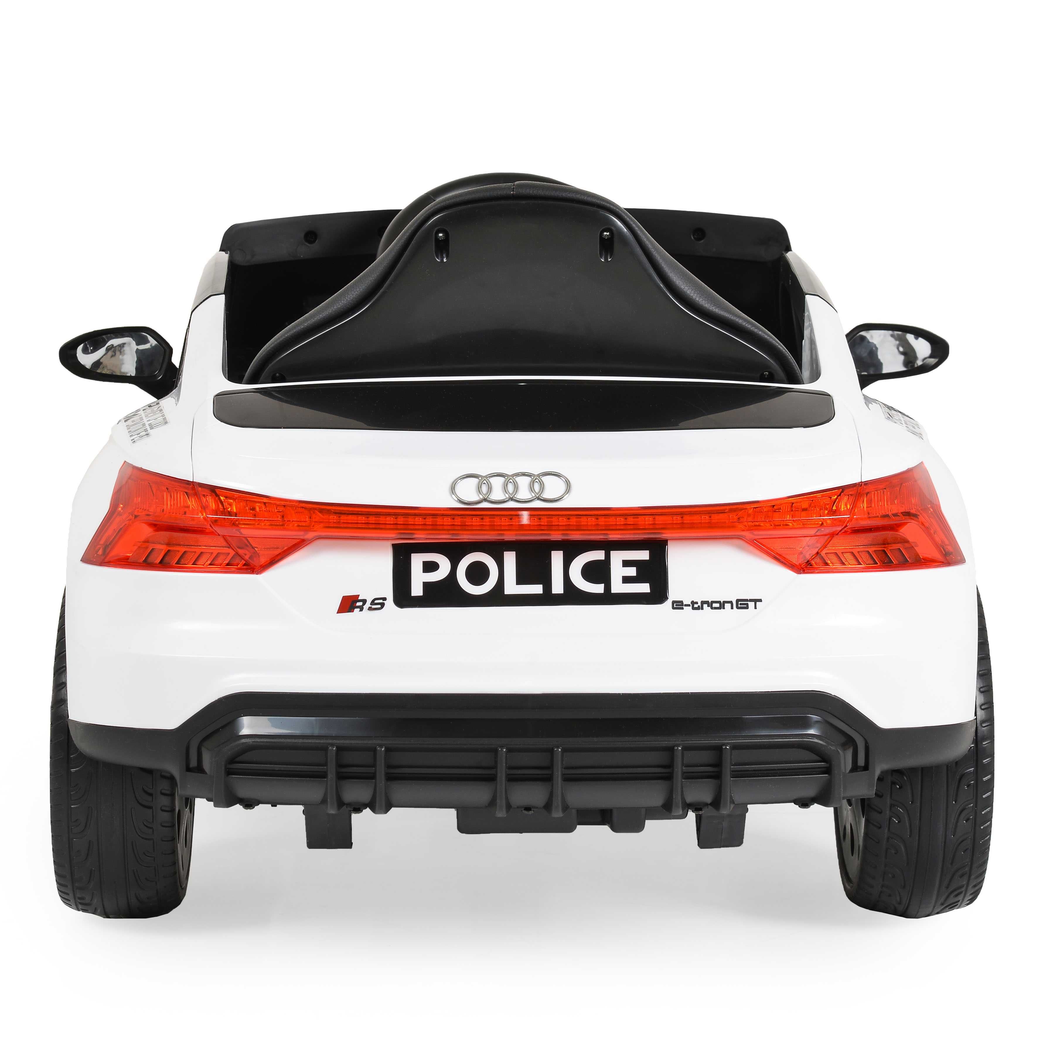 ТОП ЦЕНА!НОВО!Акумулаторна кола AUDI POLICE с 12V батерия,EVA ГУМИ,USB