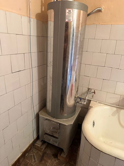 Cazan de baie inox pe lemne