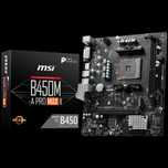MSI B450M-A PRO MAX + Ryzen 5 5500 6 Cores, 12 (Up to 4.2GHz) AM4