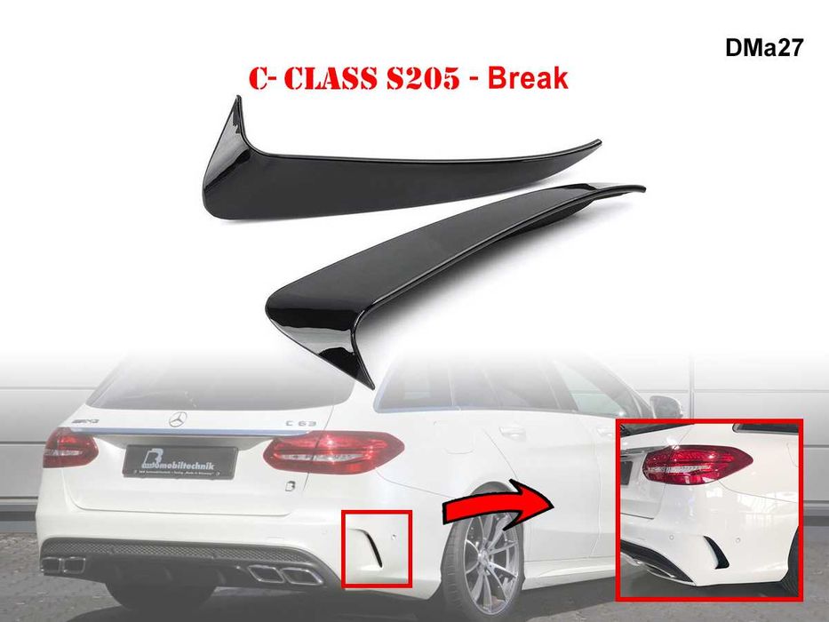 Suplimente de tuning pentru bara spate Mercedes AMG C W205
