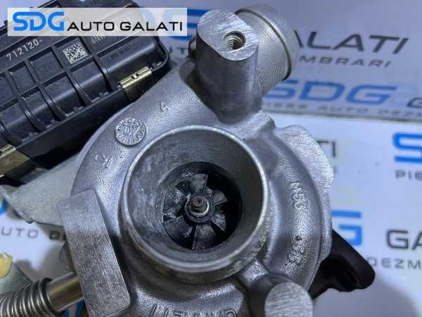 Turbo Turbina Turbosuflanta Stanga Peugeot 607 2.7 HDI 2004 - 2011 Cod 4U3Q-6K682-BL 4U3Q6K682BL 723340-13 [B3818]
