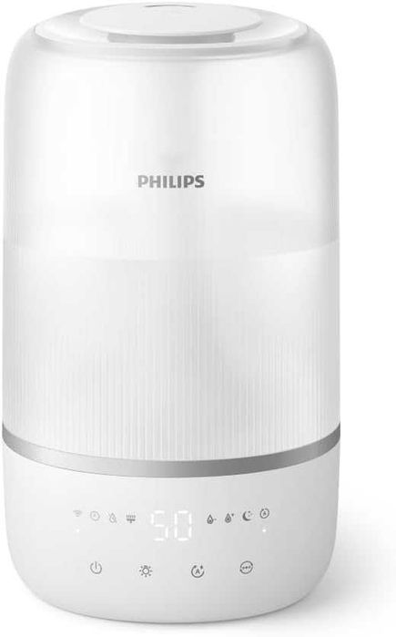 Умен овлажнител за въздух Philips, високочестотна мъгла, ароматерапия