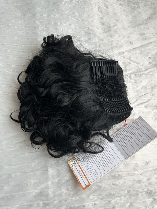 шиньон на заколках готовая прическа на торжество