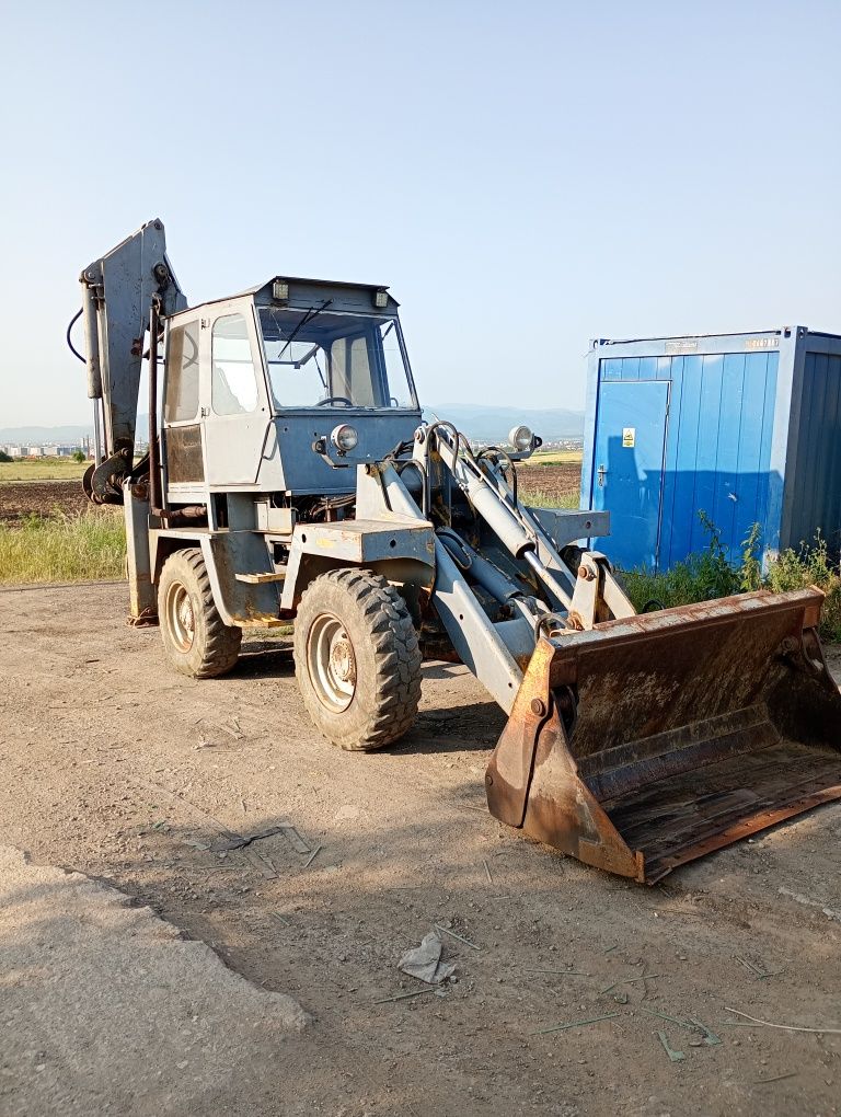 Vind buldoexcavator