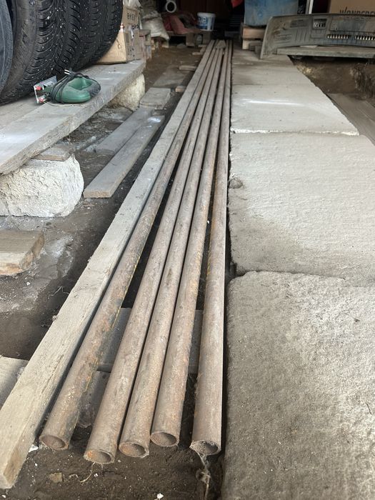 Трубы 6 метровые 5 шт диаметр 40мм