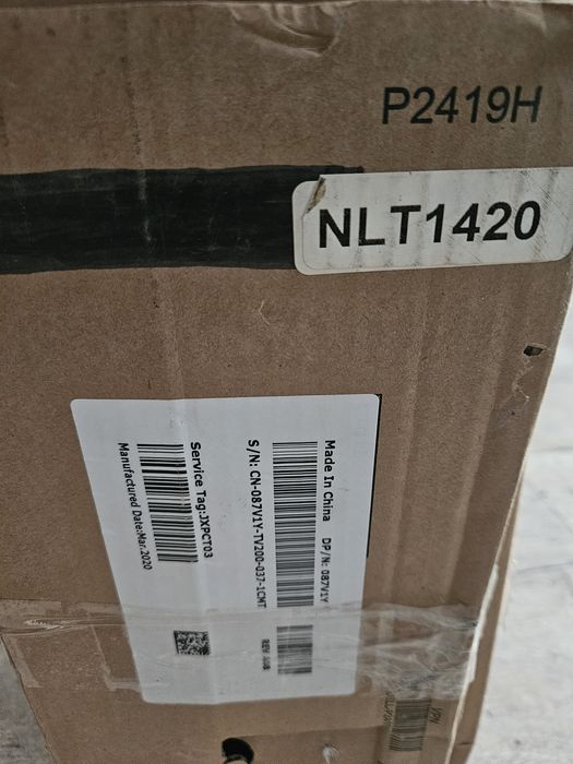 Monitor Dell 24” P2419H Full HD / Display spart/Suport/Picior/Cutie