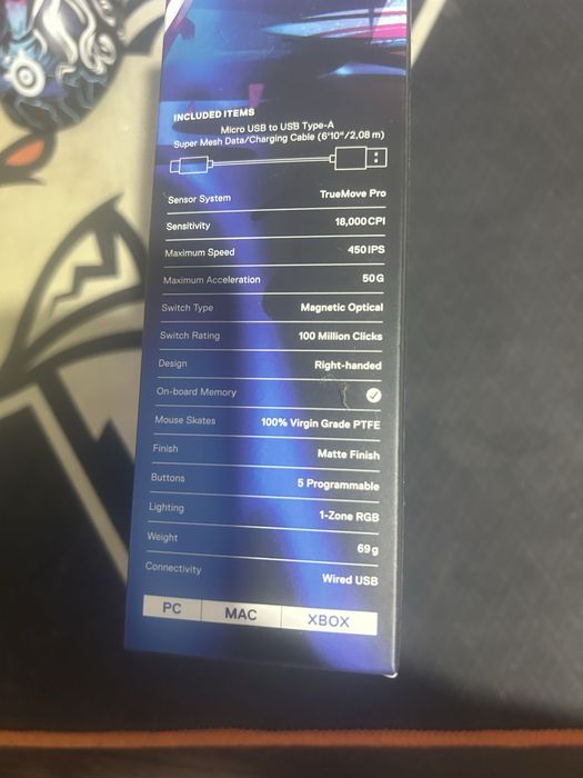 Проводная мышь Steelseries Prime Noir Edition БУ