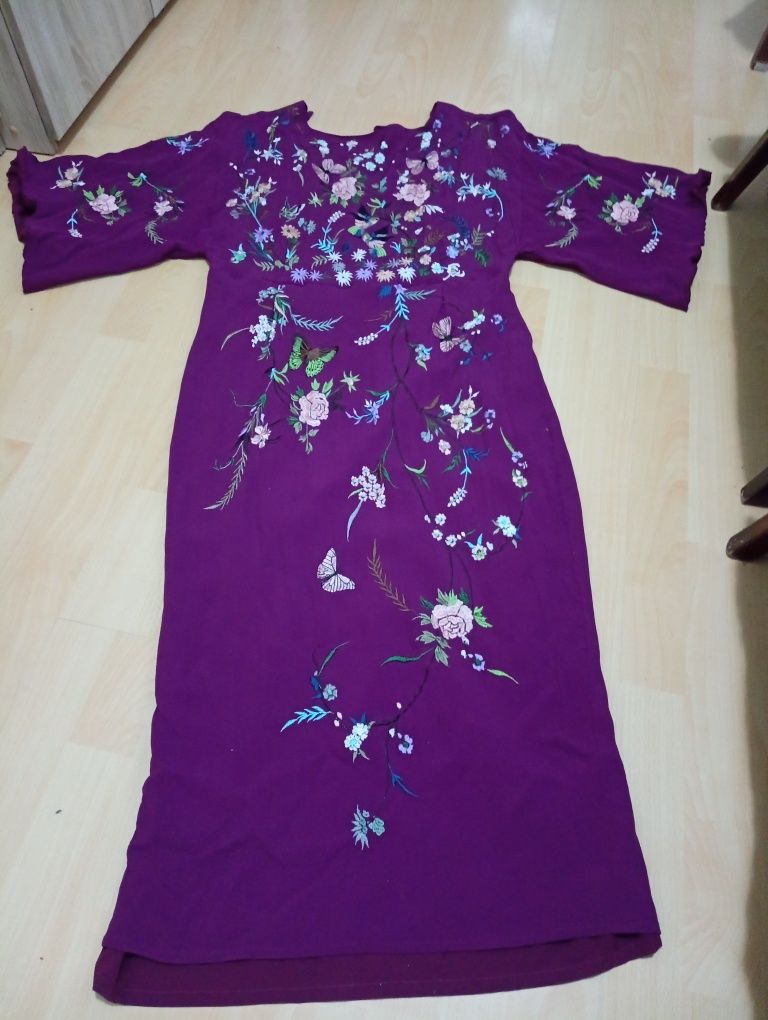 De vanzare rochie lunga bumbac