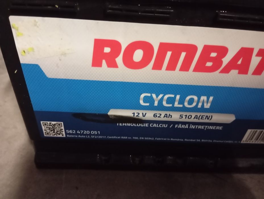 Baterie auto Rombat 62 amperi stare perfectă