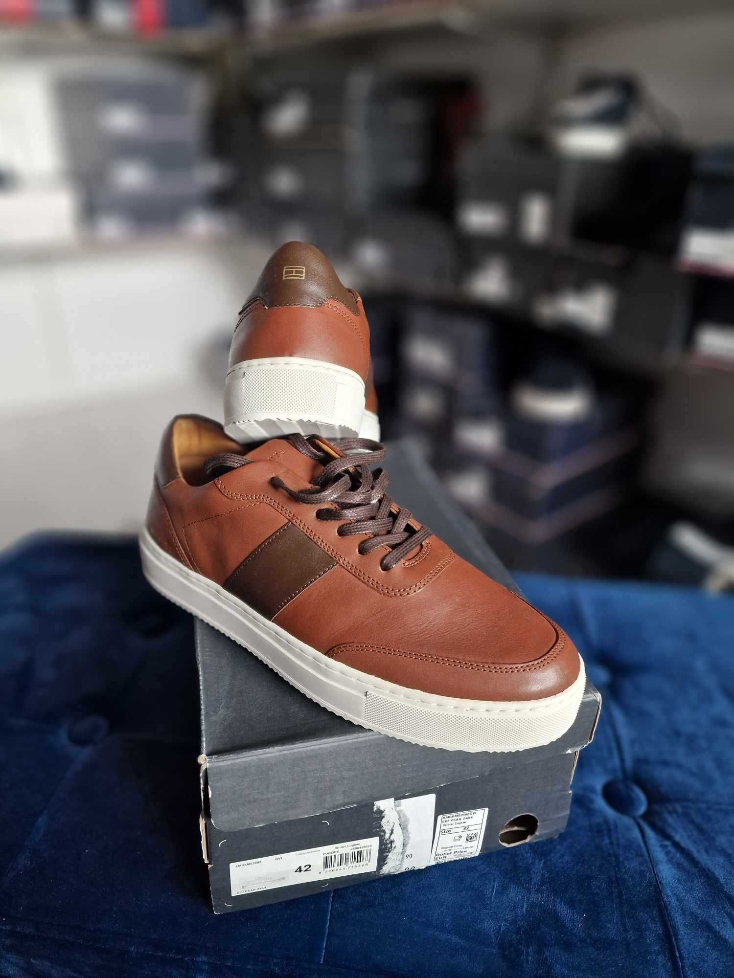 Adidasi de barbati Tommy Hilfiger piele