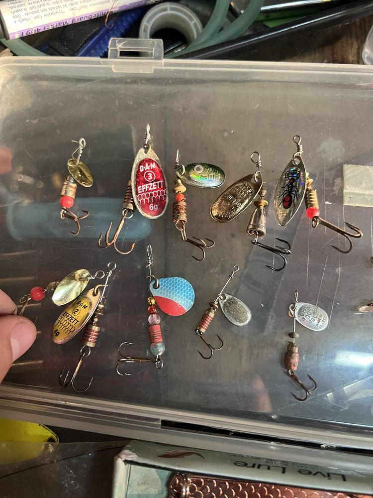 Lingurite mepps, rapala, voblere noi clean,pastrav,biban,stiuca,salau